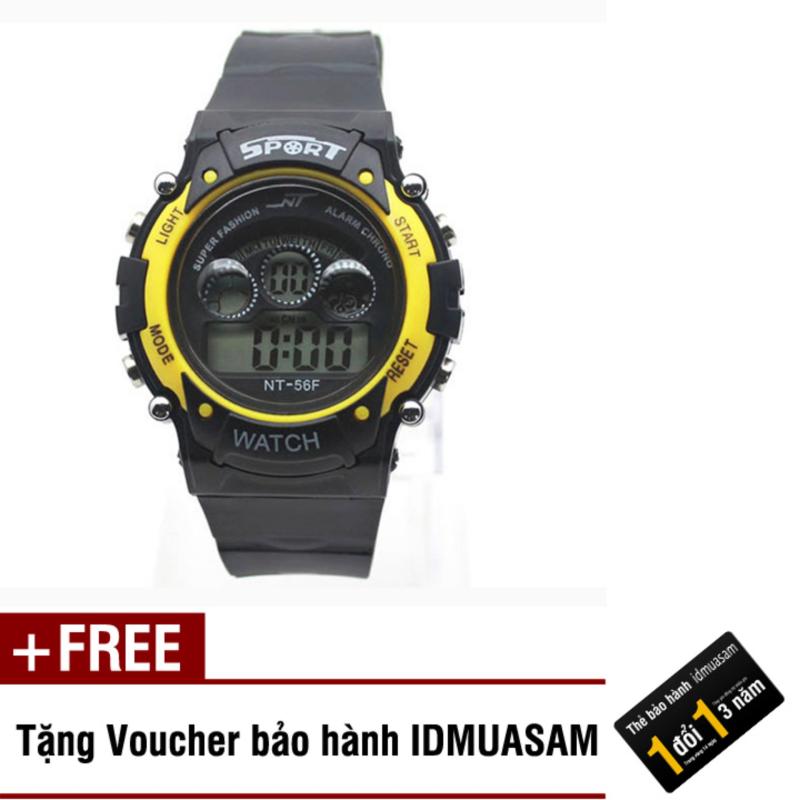 Nơi bán Đồng hồ điện tử trẻ em IDMUASAM 7463 (Vàng) + Tặng kèm voucher bảo hành IDMUASAM