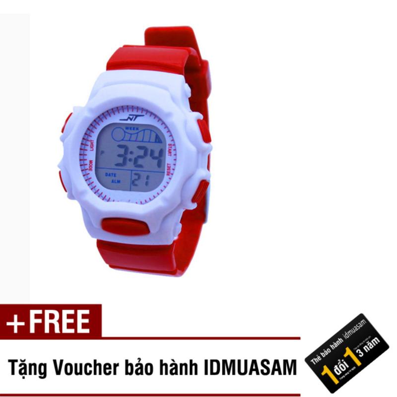 Nơi bán Đồng hồ điện tử trẻ em IDMUASAM S0822 (Đỏ) + Tặng kèm voucher bảo hành IDMUASAM