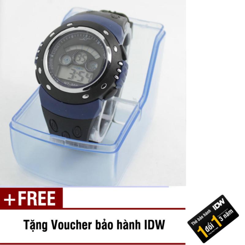 Đồng hồ điện tử trẻ em IDW S0861 (Xanh đen) + Tặng kèm voucher bảo hành IDW bán chạy