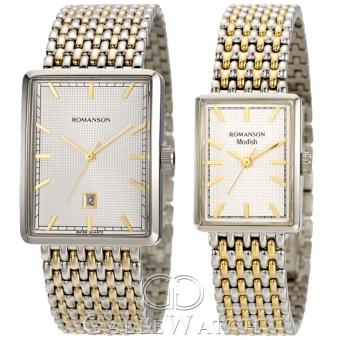 Đồng hồ đôi Romanson DM5163NMCWH + DM5163LCWH  