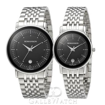 Đồng hồ đôi Romanson TM4225MWBK + TM4225LWBK  