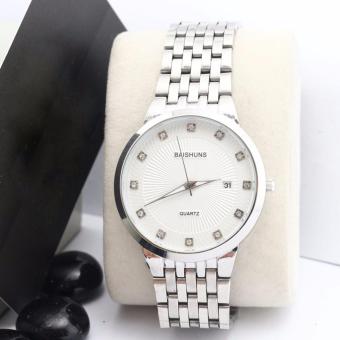 Đồng hồ nam baishuns màu trắng tuyệt đẹp  