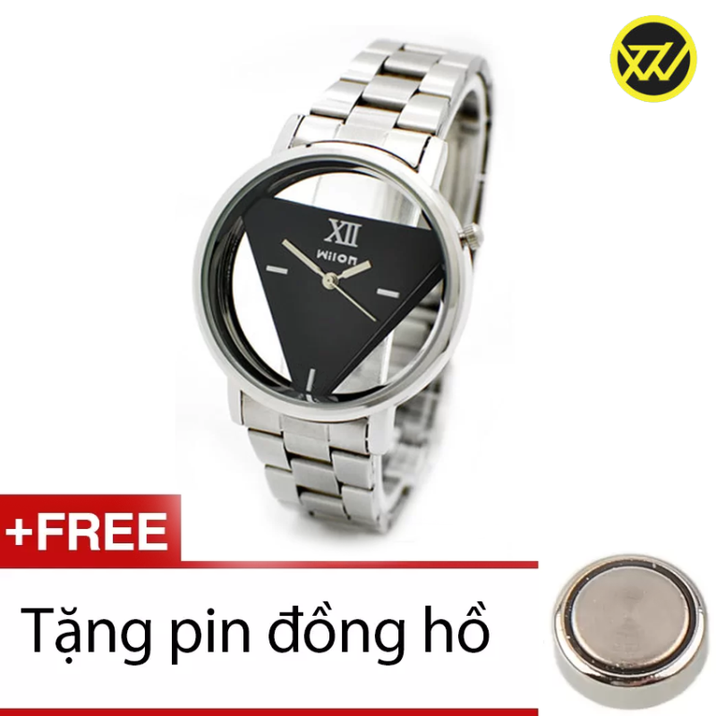 Nơi bán Đồng hồ nam dây thép không gỉ XTW2322 (Mặt đen) + Tặng 1 pin đồng hồ
