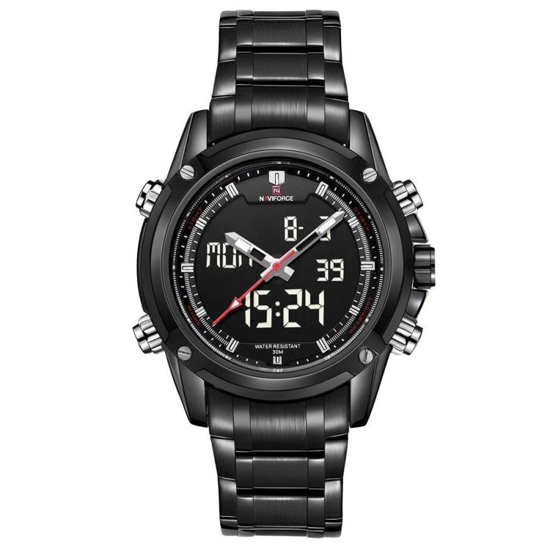 Đồng hồ nam NAVIFORCE NF9050 động cơ kép Quarz Đèn LED Kỹ thuật số -
Intl bán chạy