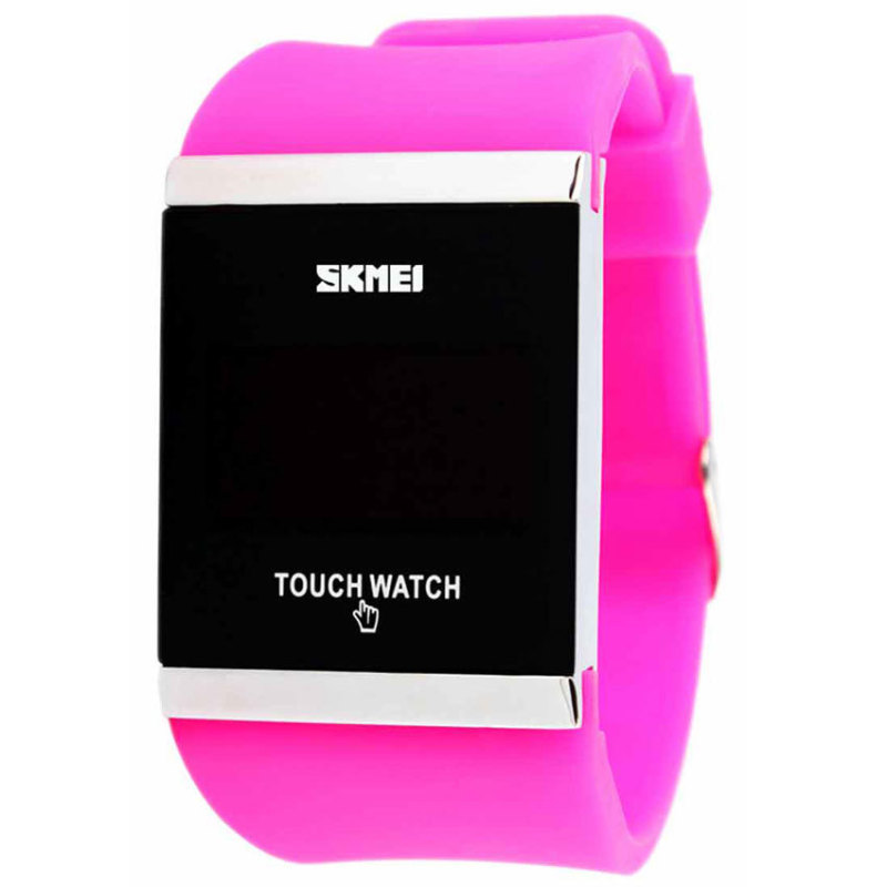Đồng hồ nữ cảm ứng dây silicon Skmei 0983 (Hồng) bán chạy