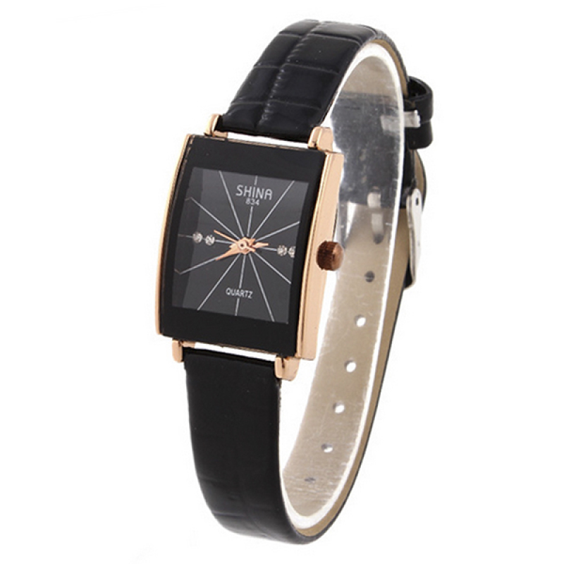 Đồng hồ nữ dây da Shina BeWatch BWN33 (Đen trắng) bán chạy