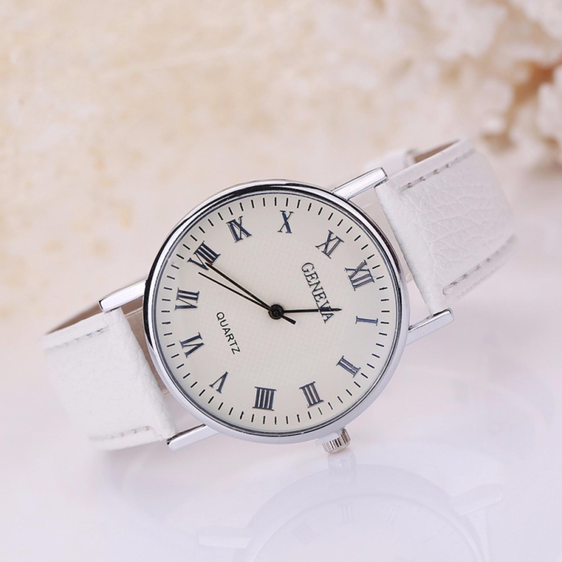 Đồng hồ nữ dây giả da Geneva AY030_WH6617 bán chạy