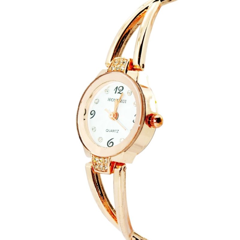 Giá bán Đồng hồ nữ dây inox chống gỉ HONGRUI C20016 (Vàng)