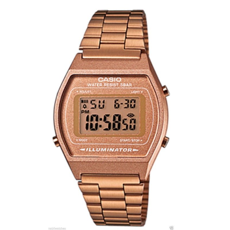 Đồng hồ nữ dây kim loại Casio B640WC-5A Rose Gold (Vàng hồng) bán chạy