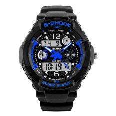 Bảng Báo Giá Đồng hồ nữ dây nhựa Sport Skmei S-Shock 10KN60-02 (Mặt Đen Xanh)   Khoi Nguyen Shop (Tp.HCM)