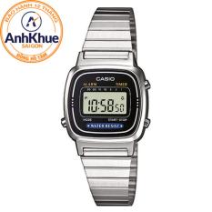 Giá Sốc Đồng hồ nữ dây thép không gỉ Casio LA670WA-1DF (Bạc)   Tâm Watches