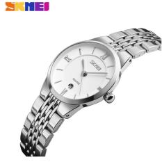 Giảm Giá Đồng hồ nữ dây thép không gỉ siêu mỏng SKMEI 9139 (trắng)   Mall