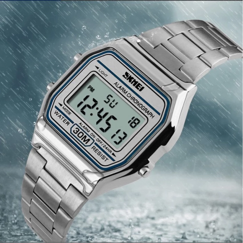 Đồng hồ NỮ điện tử dây kim loại SKMEI DGS1123 (Bạc). bán chạy