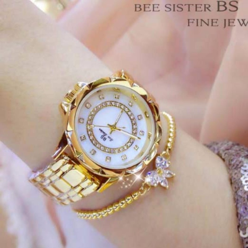 Đồng hồ nữ đính đá thời trang BS FA1506 (M Gold) bán chạy
