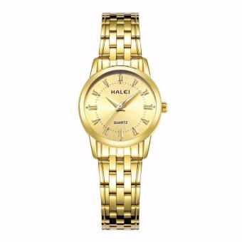 Đồng hồ nữ Halei 502 dây vàng chống nước  