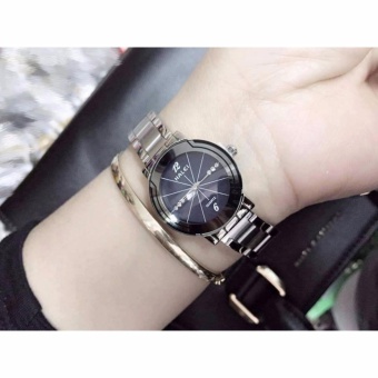Đồng hồ nữ Halei 590 mặt màu đen cực xinh - N1503  