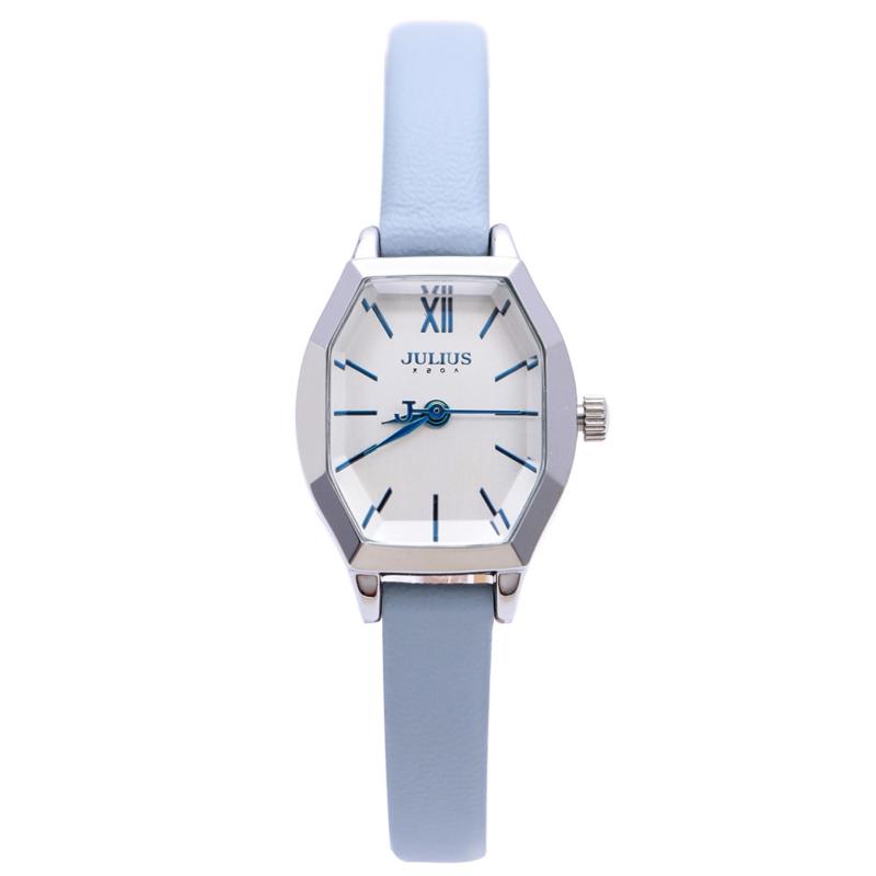 Đồng hồ nữ JULIUS Hàn Quốc dây da J1242 xanh nhạt bán chạy