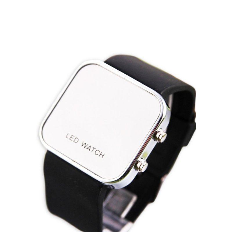 Đồng hồ nữ Led dây nhựa WATCH C0085 (Đen) bán chạy