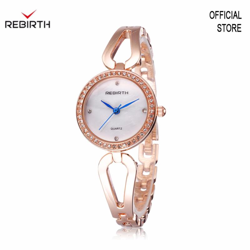 Giá bán Đồng hồ nữ REBIRTH RE054 business dây da (Màu Xanh) - Hàng phân phối chĩnh hãng