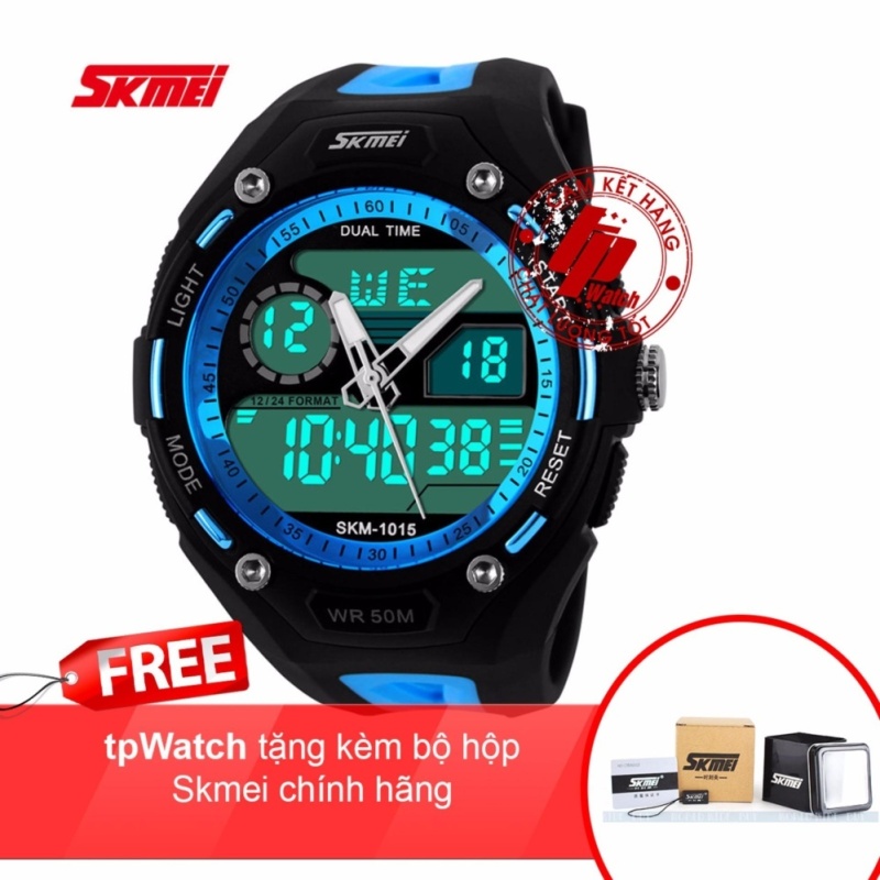 Đồng hồ thể thao nam Skmei 1015 + Hộp đồng hồ Skmei- Chống nước cực tốt - .1259 bán chạy