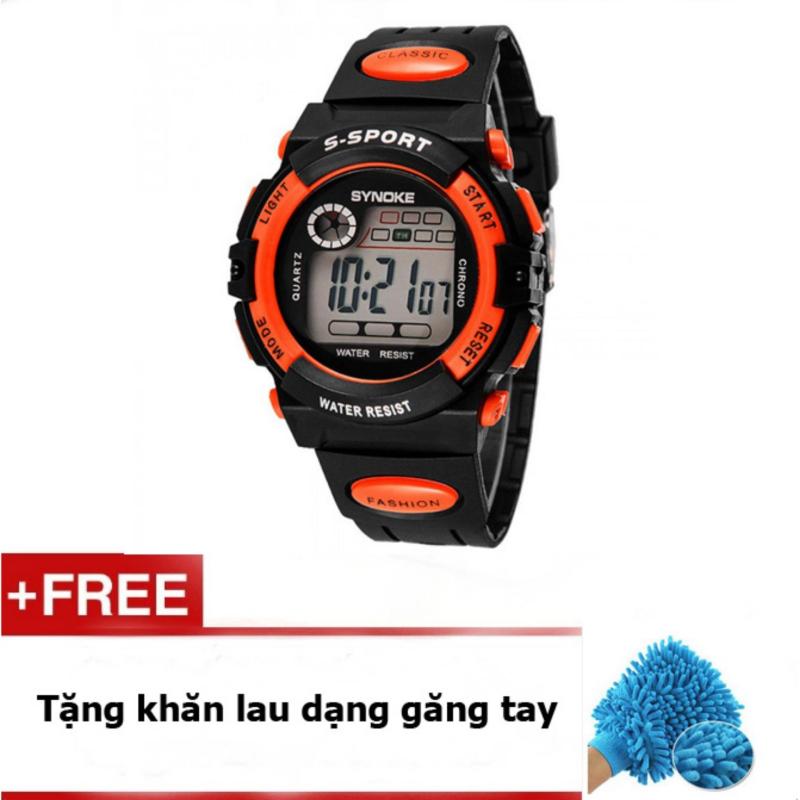 Đồng hồ thể thao Synoke trẻ em 99269 (Cam) + quà tặng bán chạy