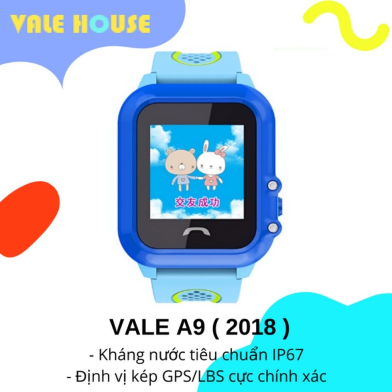 Nơi bán Đồng hồ thông minh gọi điện, định vị GPS trẻ em VALE A9 ( Xanh Đại Dương )