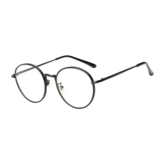 Giá Khuyến Mại Female Common Glasses Flat Circle Round Metal Sunglasses(Black)-one size – intl   UNIQUE AMANDA
