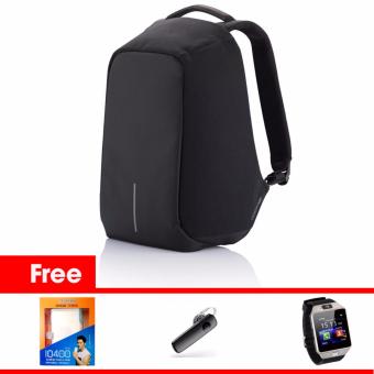Gói sản phẩm Ba lô chống trộm + đồng hồ thông minh DMT09 + tai nghe bluethooth + pin sạc...