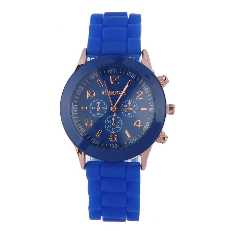 Hot Sale!Fashion Unisex Geneva Silicone Jelly Quartz Analog Sports Wrist Watch NB - intl bán chạy