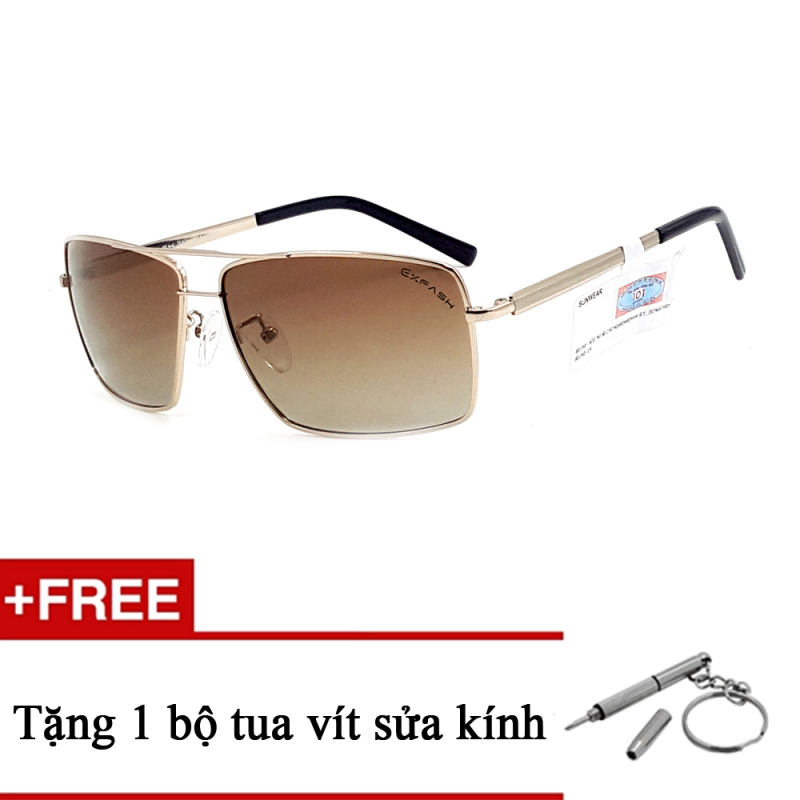 Giá bán Kính mát Exfash EF6912 C44 + Tặng 1 bộ tua vít sửa kính