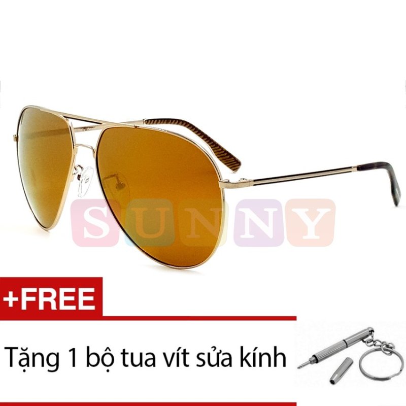 Giá bán Kính mát  Exfash SN-EF5975 C03 + Tặng 1 bộ tua vít sửa kính