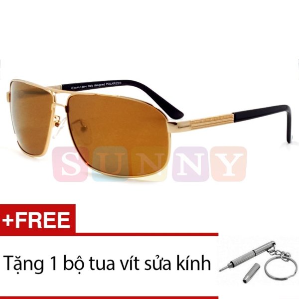 Giá bán Kính mát  Exfash SN-EF5976 C03 + Tặng 1 bộ tua vít sửa kính