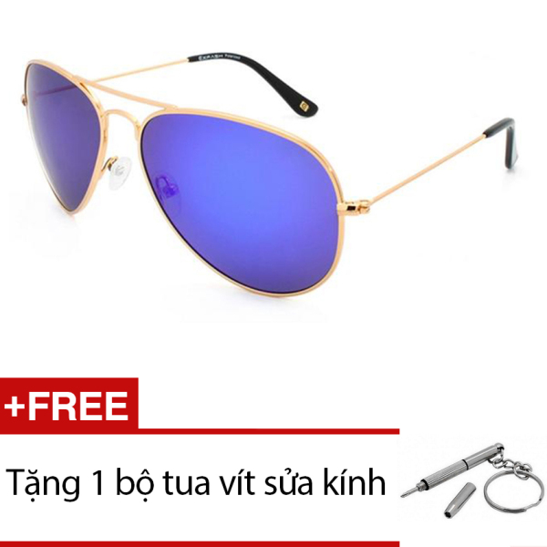 Giá bán Kính mát nam Exfash EF4025 C10 (tráng thủy xanh dương) + Tặng 1 bộ tua vít sửa kính