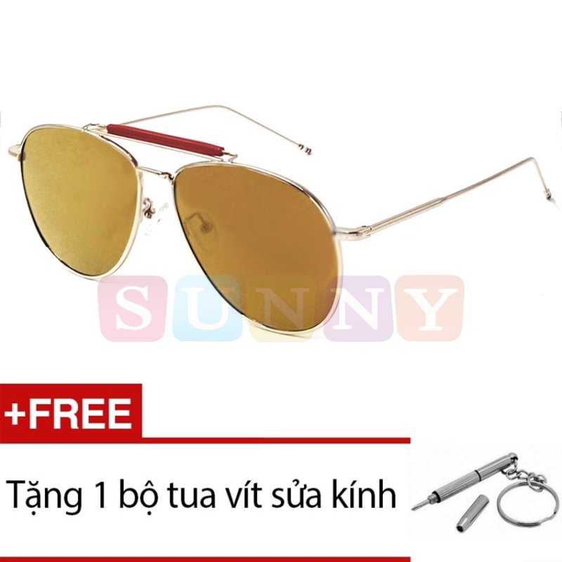 Giá bán Kính mát Parim SN-11018 K2 (Tráng thủy vàng)+ Tặng 1 bộ tua vít sửa kính