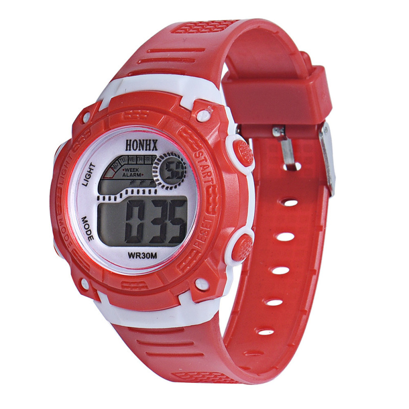 LED Digital Electronic Multifunction Waterproof Children Watch
(Red) - intl bán chạy