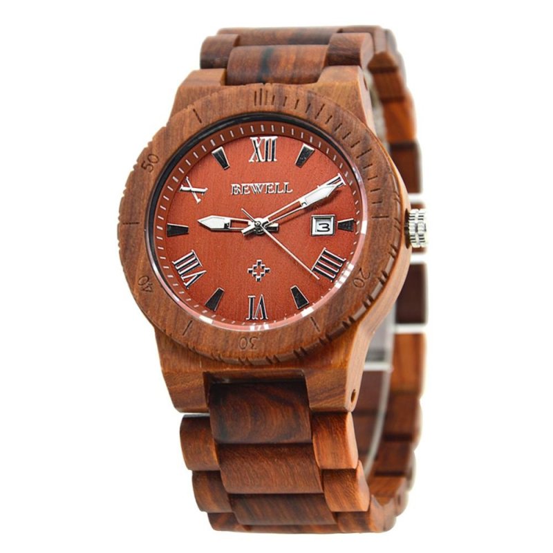 Man Luxury New High Quality Craft Wrist Wooden Watch for BEWELL - intl bán chạy