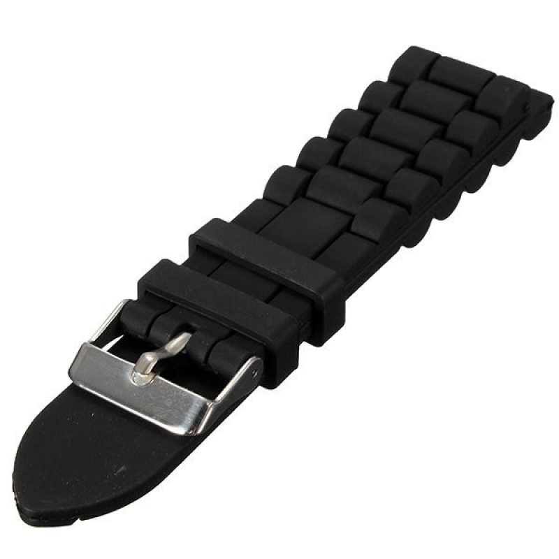Mens Military Silicone Rubber Diving Sport Wrist Watch Band Strap
22mm - intl bán chạy