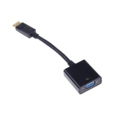 Khuyến Mãi niceEshop Black 20cm DP Male to VGA Female Adapter Cable Converter   niceE shop