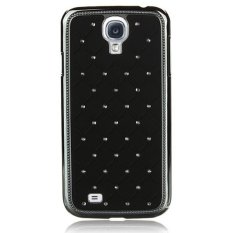 Giá Niêm Yết niceEshop Starry Sparkling Rhinestone Crystal Chrome Hard Case for the New Samsung Galaxy S4 IV i9500 (Black) – Intl niceE shop