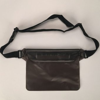 PAlight Triple Sealed Waterproof Swim Phone Pockets Bag (black) - intl  
