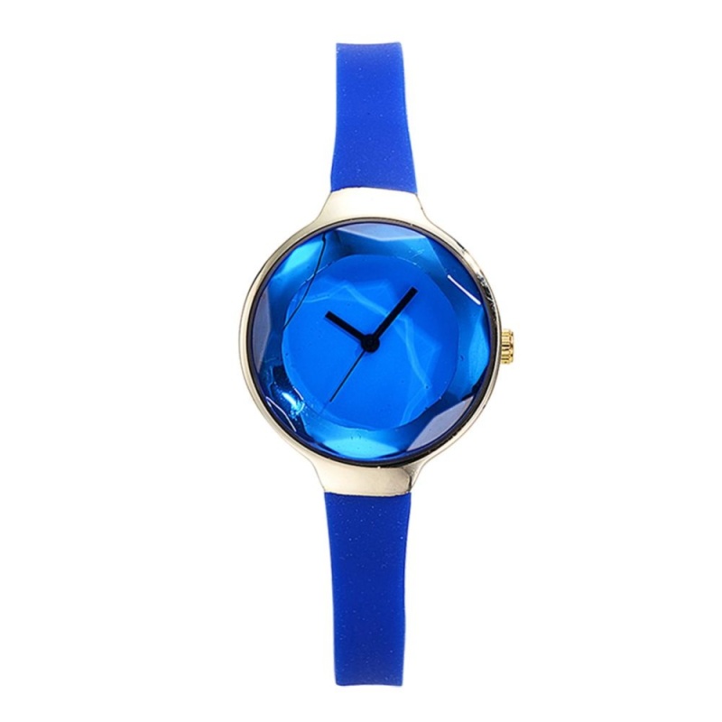Quartz Casual Business Luxury Watch Women Fashion Sport Watch(Blue)-one size - intl bán chạy