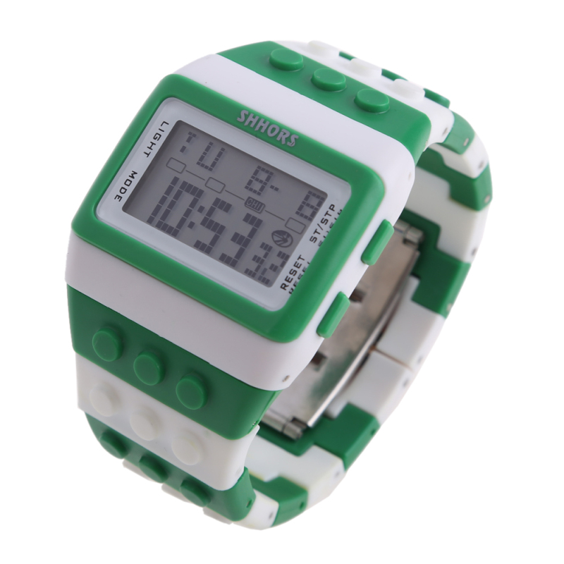 Retro Chic Unisex Digital Constructor Multi Function Watch Sports O - bán chạy
