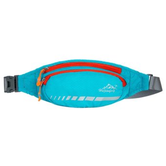 Running Waist Belt Bags for Outdoor Cross Shoulder Pocket(Aqua) - intl  