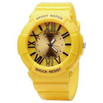 SANDA Quartz Watch Men Women Watches 2016 Top Brand Luxury Famous Wristwatch Male Female Clock Wrist Watch Ladies Quartz-watch(Yellow) -...