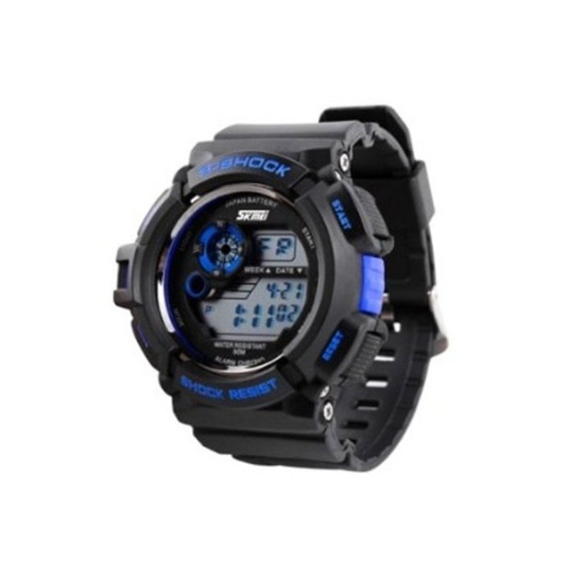 Skmei Mens Black Rubber Strap Watch 0939 Blue(Not Specified)(OVERSEAS) - intl bán chạy