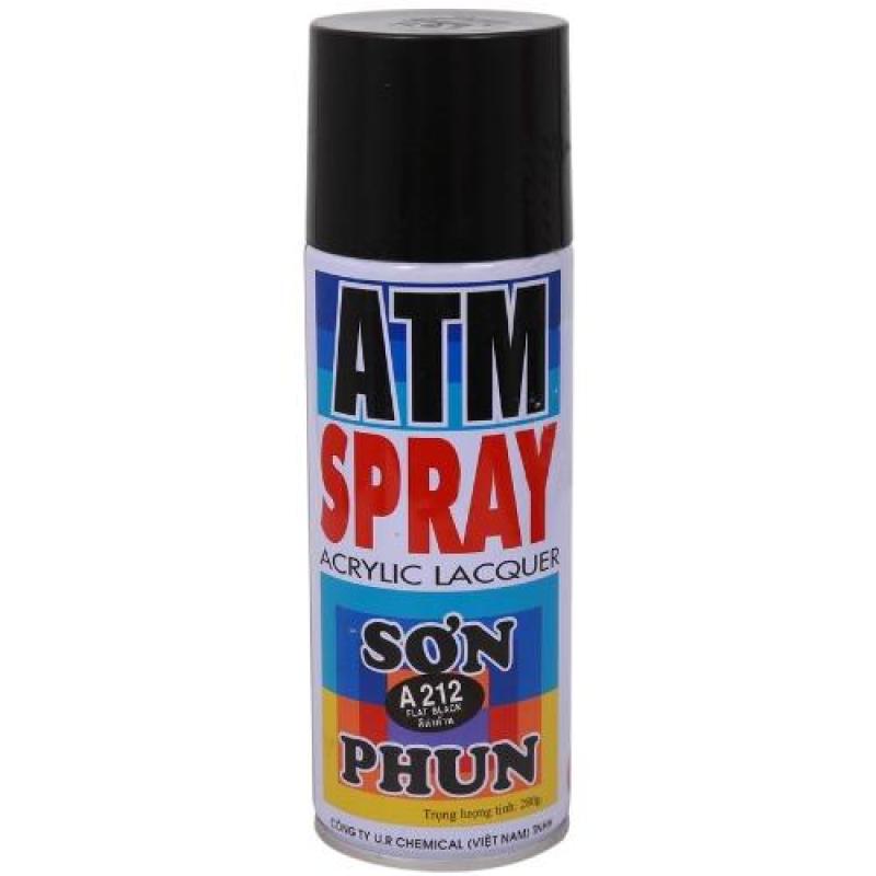 Sơn Xịt ATM Spray A210 400ml (màu đen)