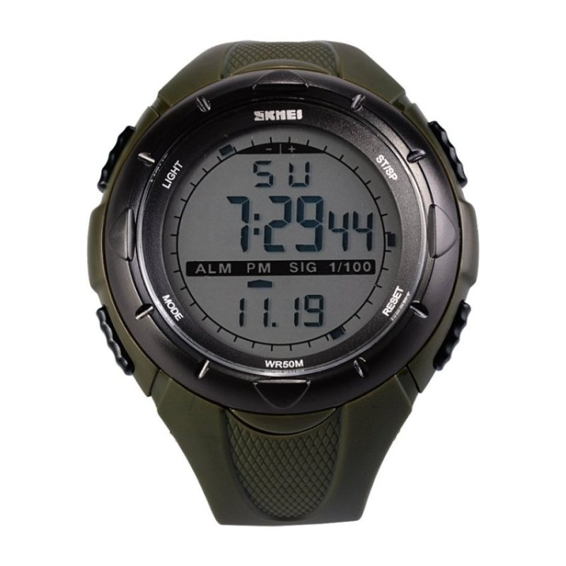 Nơi bán Toprank Men Digital LCD Alarm Date Analog Watch(Not Specified)(OVERSEAS) - intl