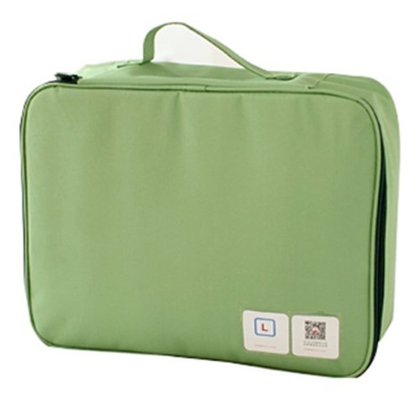 Hình ảnh Travel portable multifunction wash storage bag L Green - intl