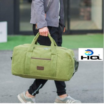 Túi Du Lịch Thời Trang Canvas 35l Cao Cấp HQ 81TU18 1(xanh) + Tặng 1 Bút bi cao cấp K...