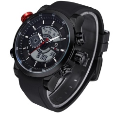 Giá Niêm Yết WEIDE Men Quartz Military Watch Analog Digital 3ATM Waterproof Rubber Strap Men Sports Watches WH3401 Silver Black – intl   Nest9